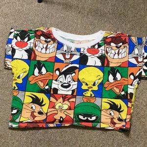 Loony tunes crop top